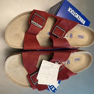 Birkenstock Arizona  in Vermouth Suede SIZE 43